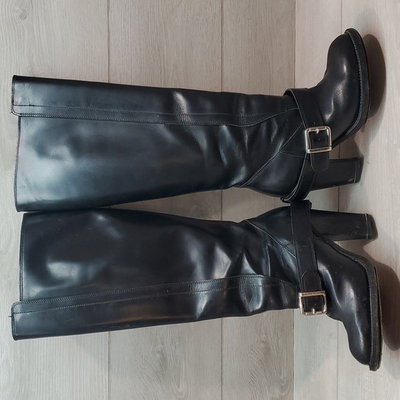 Chloé Womens Tall Riding Leather Heels Boots shoes sz EUR 38/8 - Picture 12 of 16